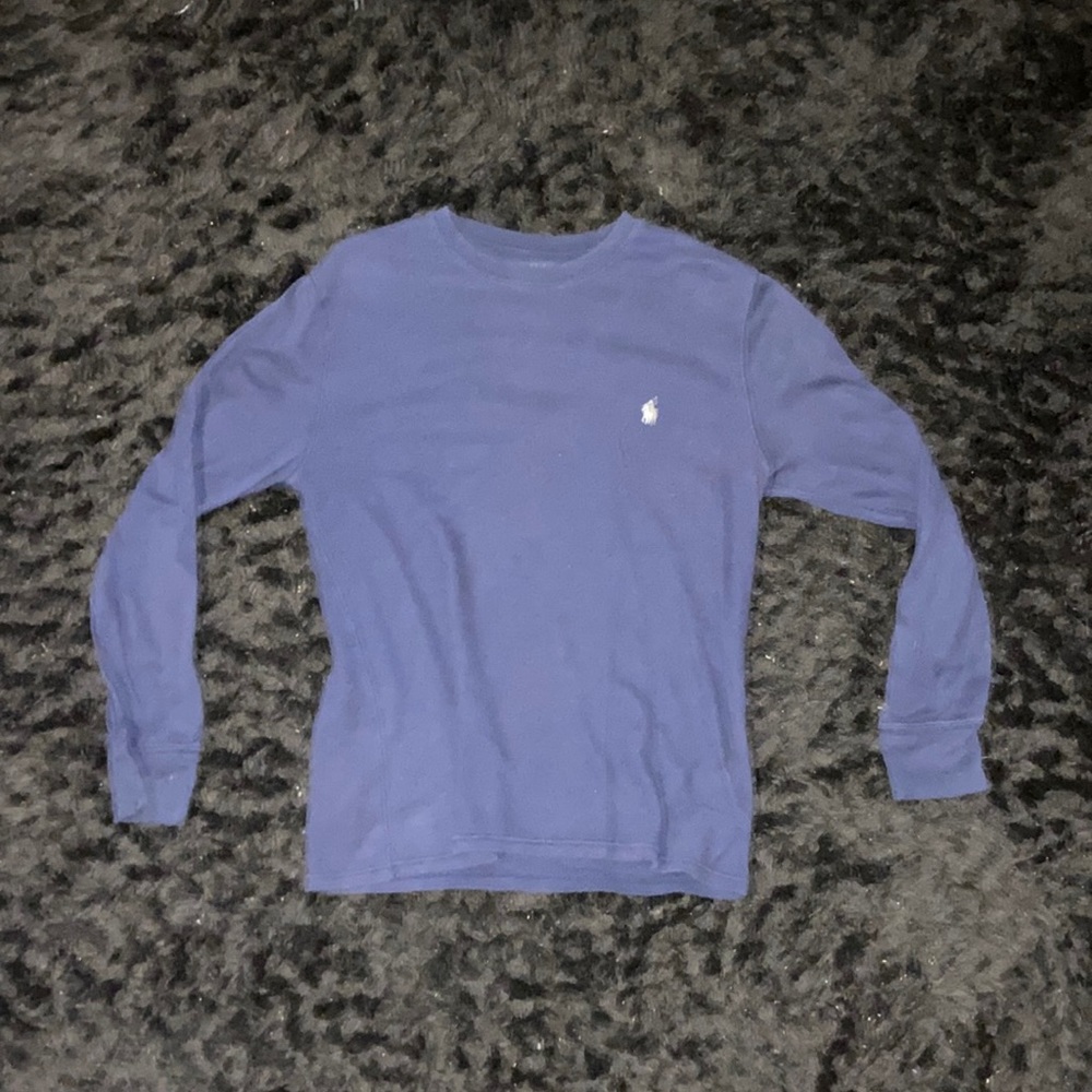 Polo Ralph Lauren Navy Blue Long Sleeve Shirt